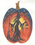 Kelly Clark KCN-1568 Witch Silhouette Pumpkin