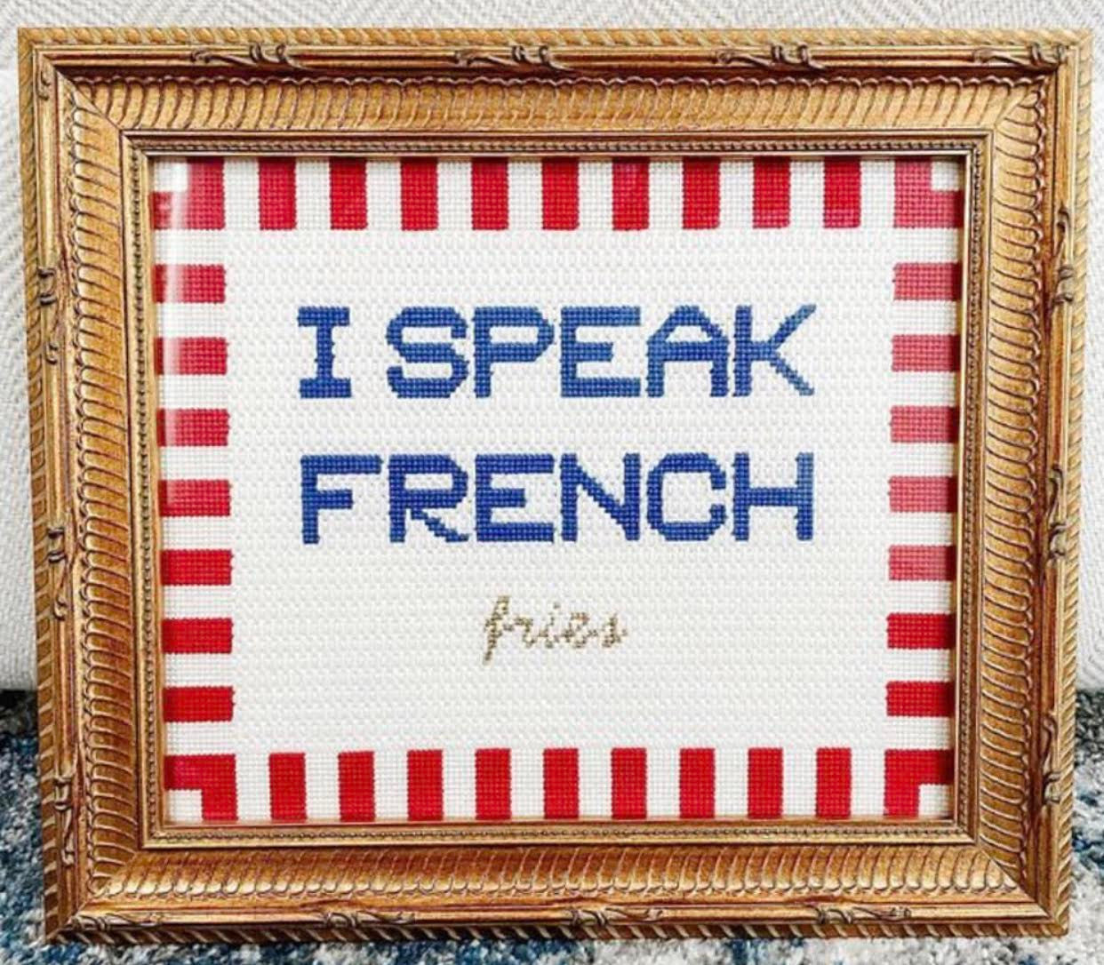 Silver Stitch I Speak French Fries
