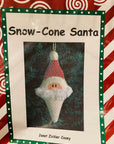 Snow Cone Santa with Stitch Guide