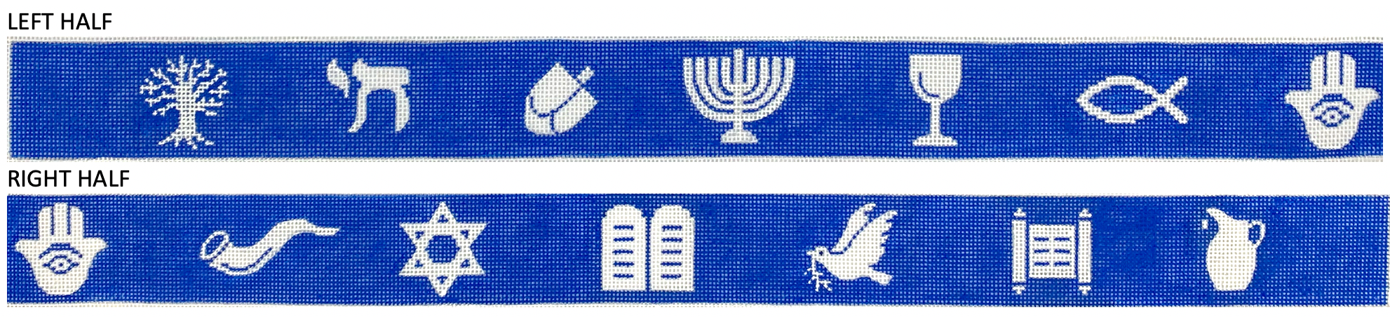 Kate Dickerson BL-89 Judaic Symbol Belt/Tray