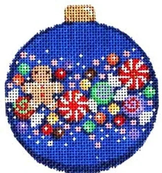 Associated Talents CT-1809 Gingerbread Confetti Ball Ornament