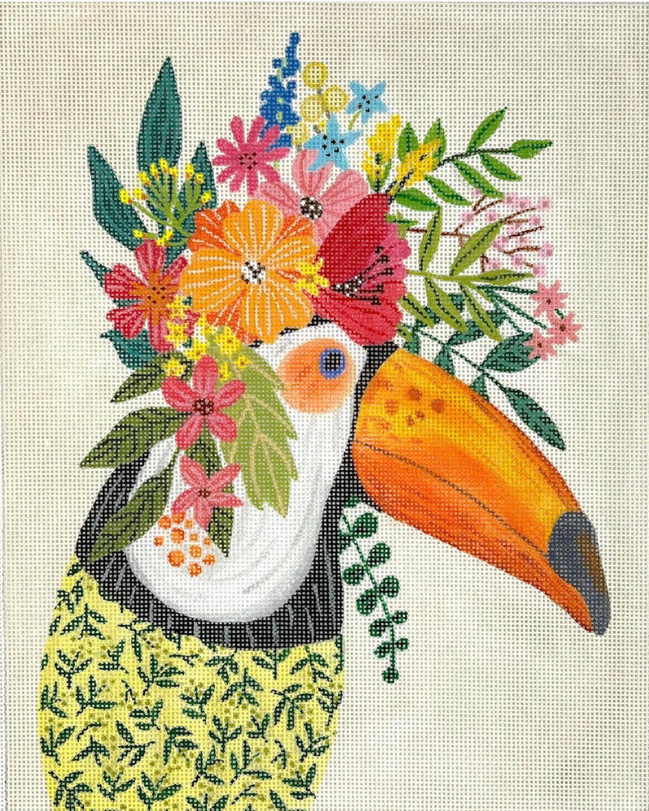 Kate Dickerson MIAC-PL-15 Toucan in Floral Top