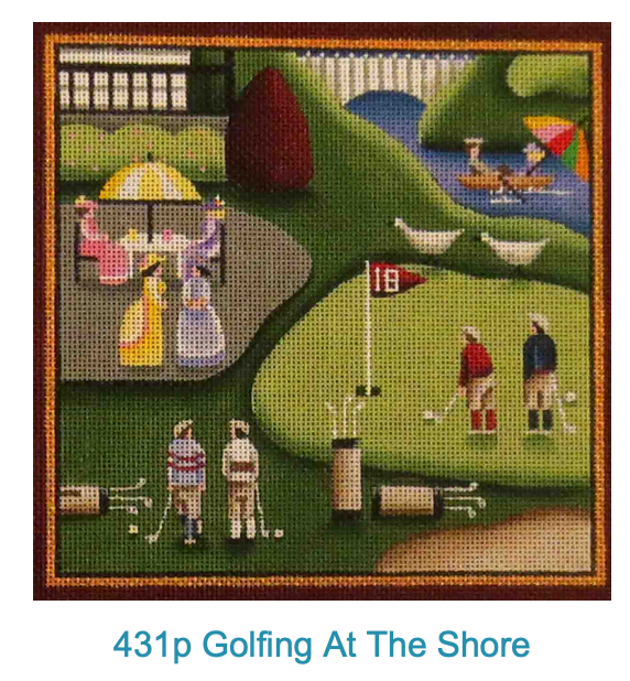 Rebecca Wood 431p Golfing at the Shore