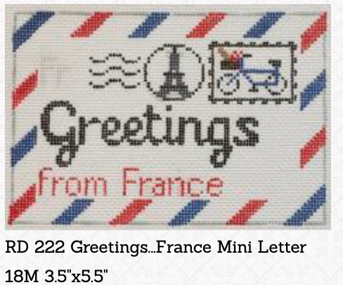 Rachel Donley Small Letter-  Greetings from France