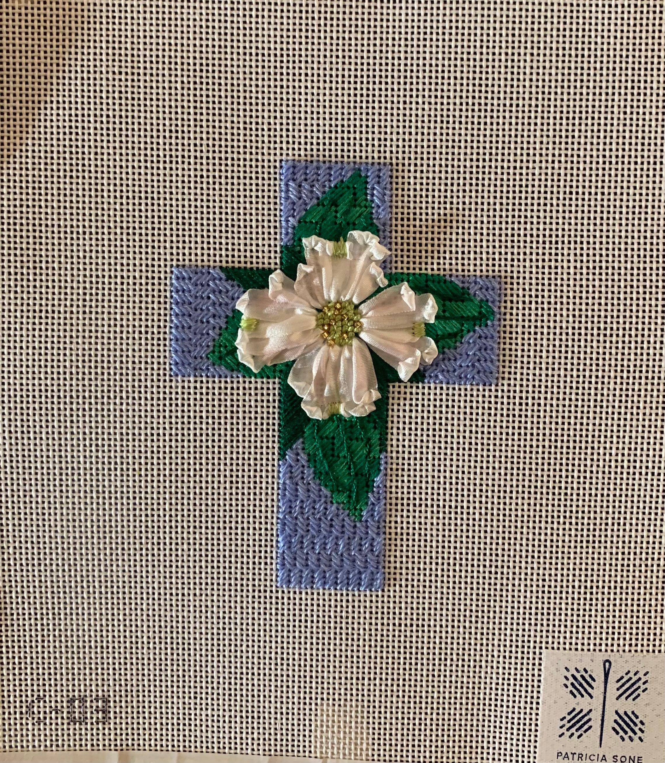 Patricia Sone C-03 Floral Cross