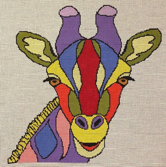 A Stitch In Time ASIT 278 Colorful Giraffe
