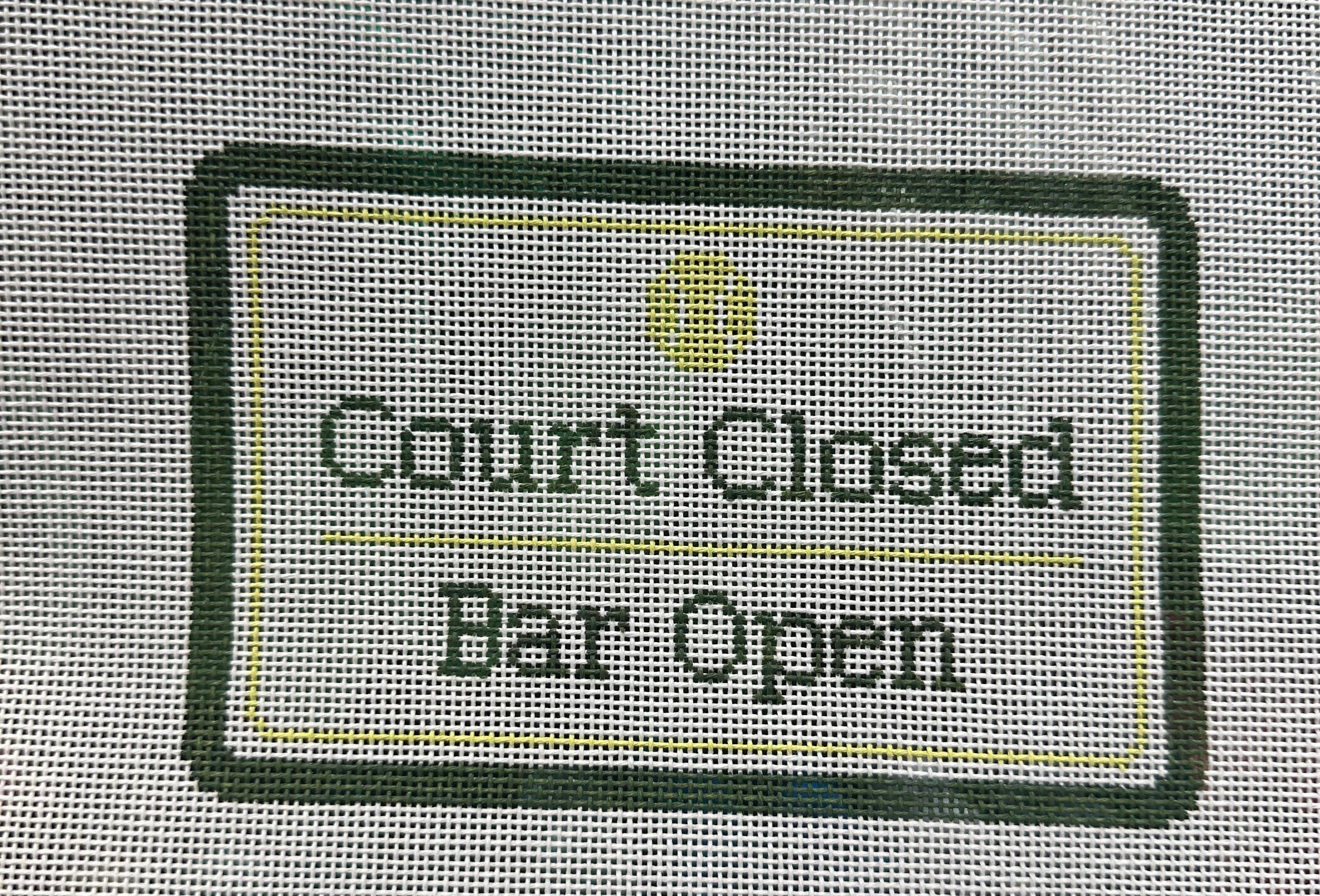 The Painted Stitch PS402 Court Closed Bar Open – Stitch by Stitch