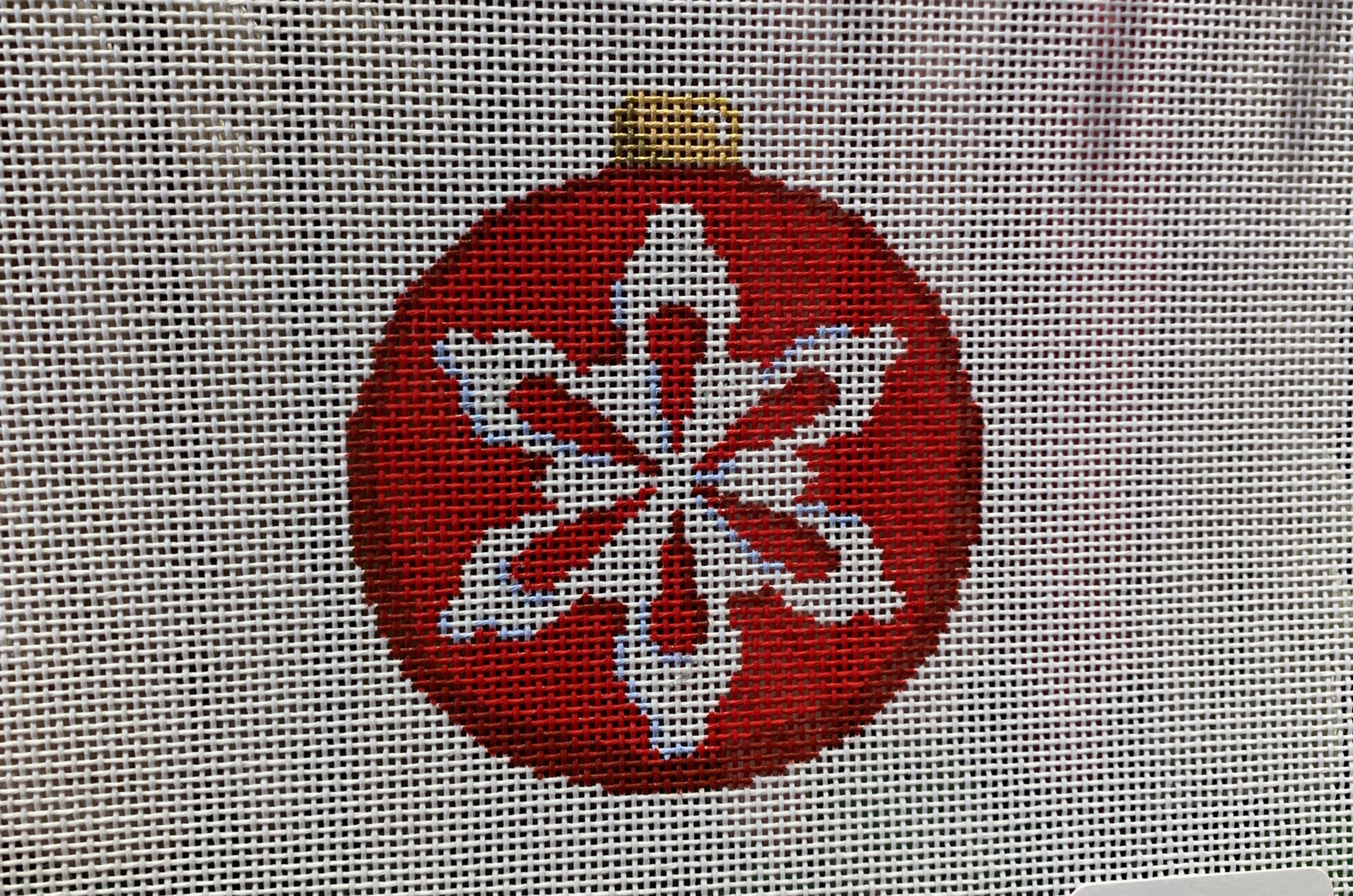 Associated Talents CT1814 Red Snowflake Ornament