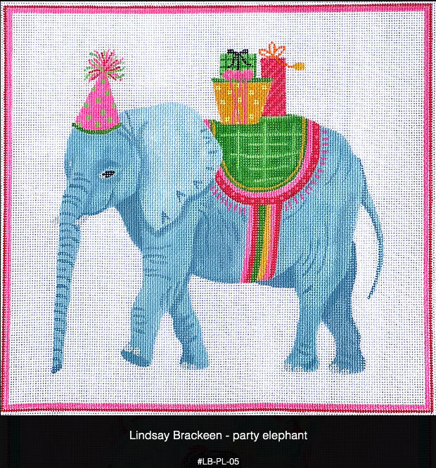 Kate Dickerson LB-PL-05 Party Animal - Elephant – Stitch by Stitch