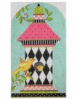 Kelly Clark KBH07-18 Happy Harlequin Birdhouse