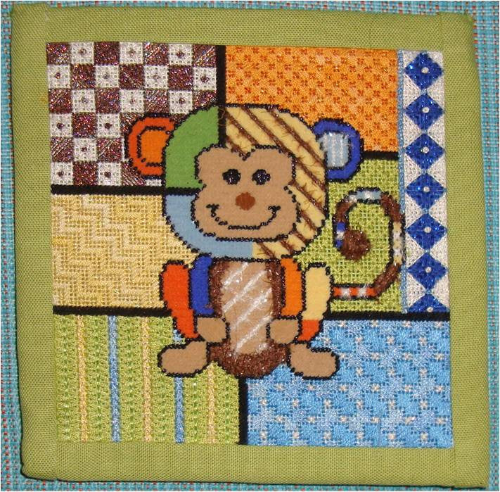 Sew Much Fun Colorful Monkey