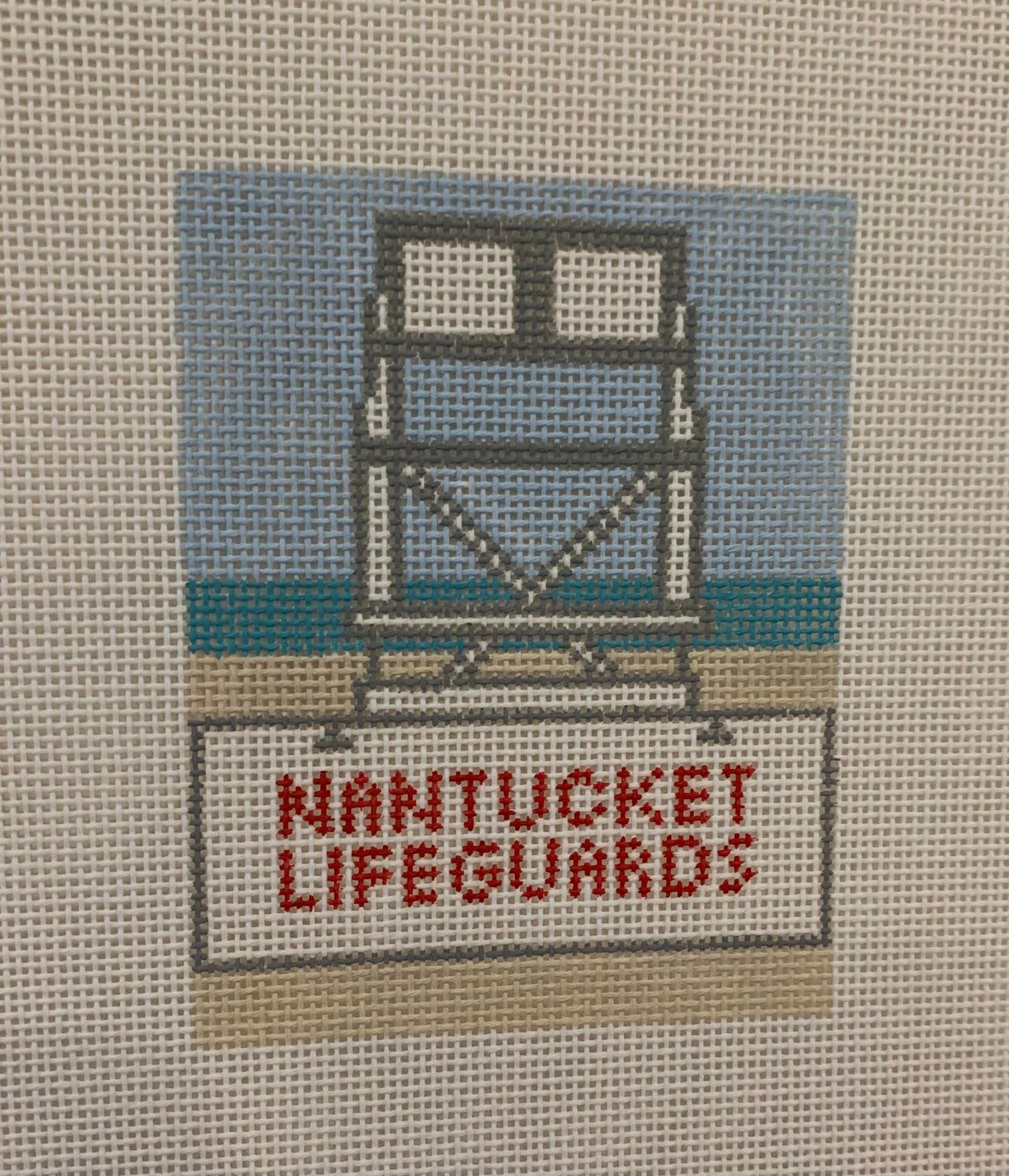 Poppy&#39;s Needlepoint Nantucket Lifeguard Stand