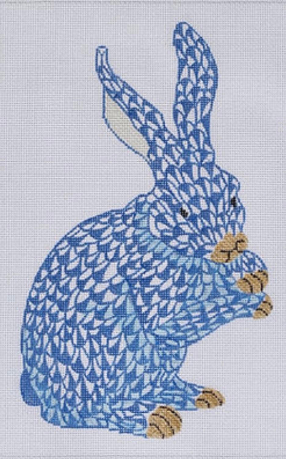Kate Dickerson SST-30 Herend Style Standing Bunny – Stitch by Stitch