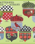 Kelly Clark KCN-1510 Christmas Plaid Acorn